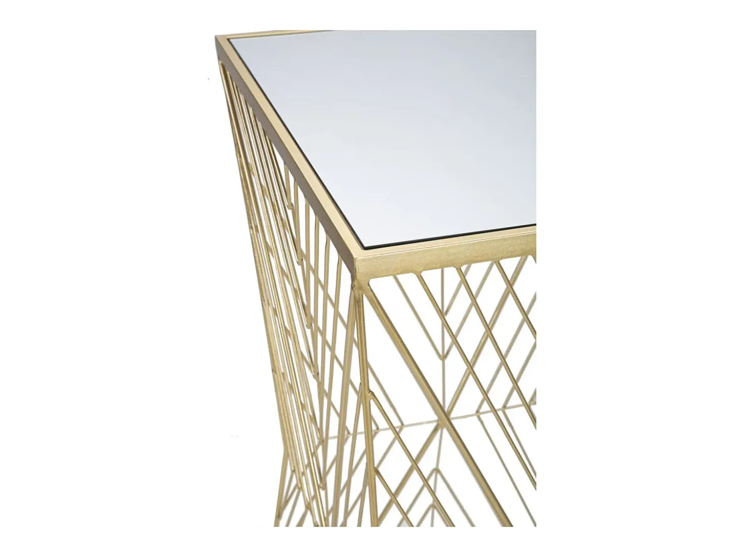 Mesa de Centro VKH594, Oro, 50x50x100 cm, Kendra Home