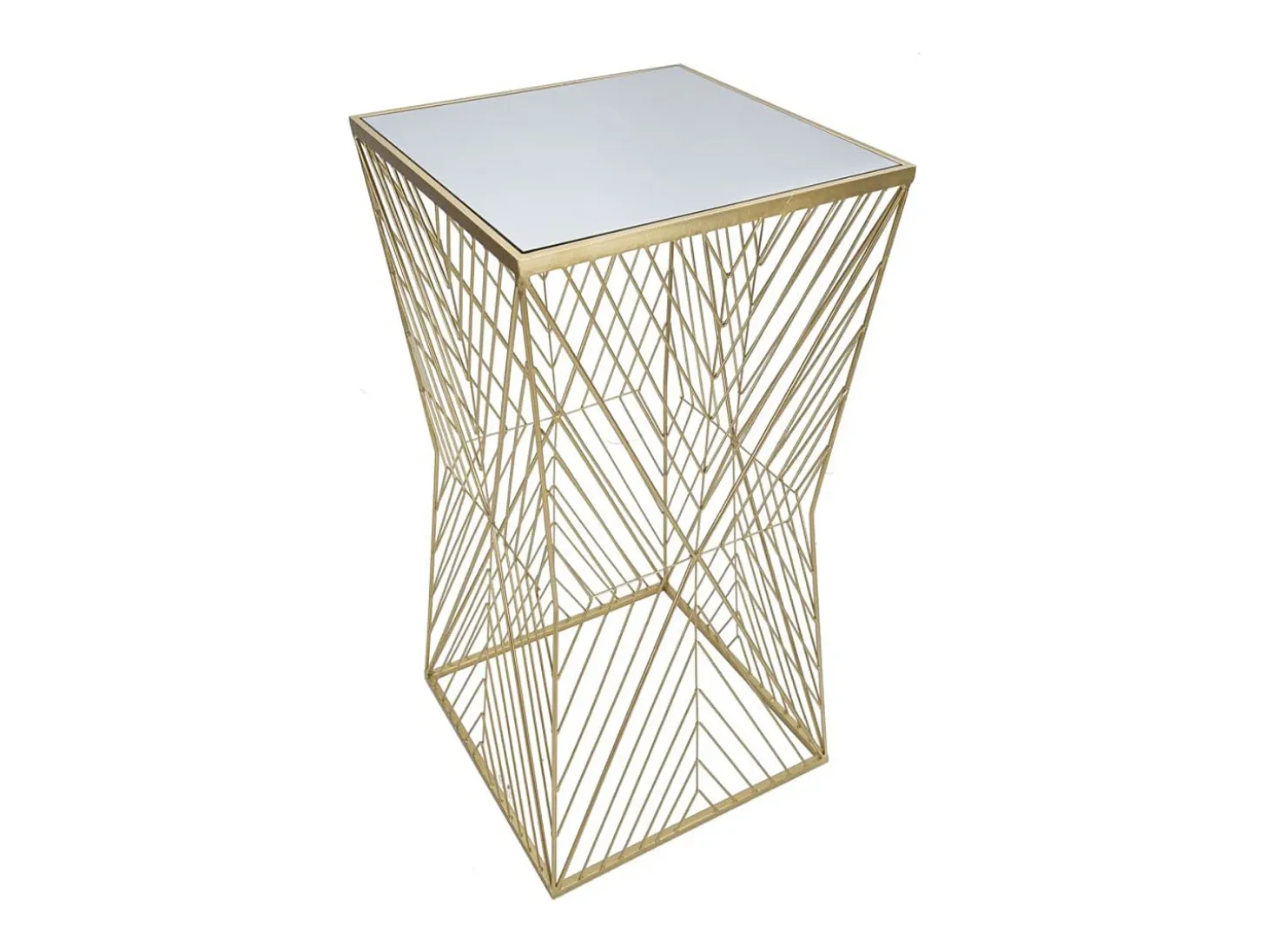 Mesa de Centro VKH594, Oro, 50x50x100 cm, Kendra Home