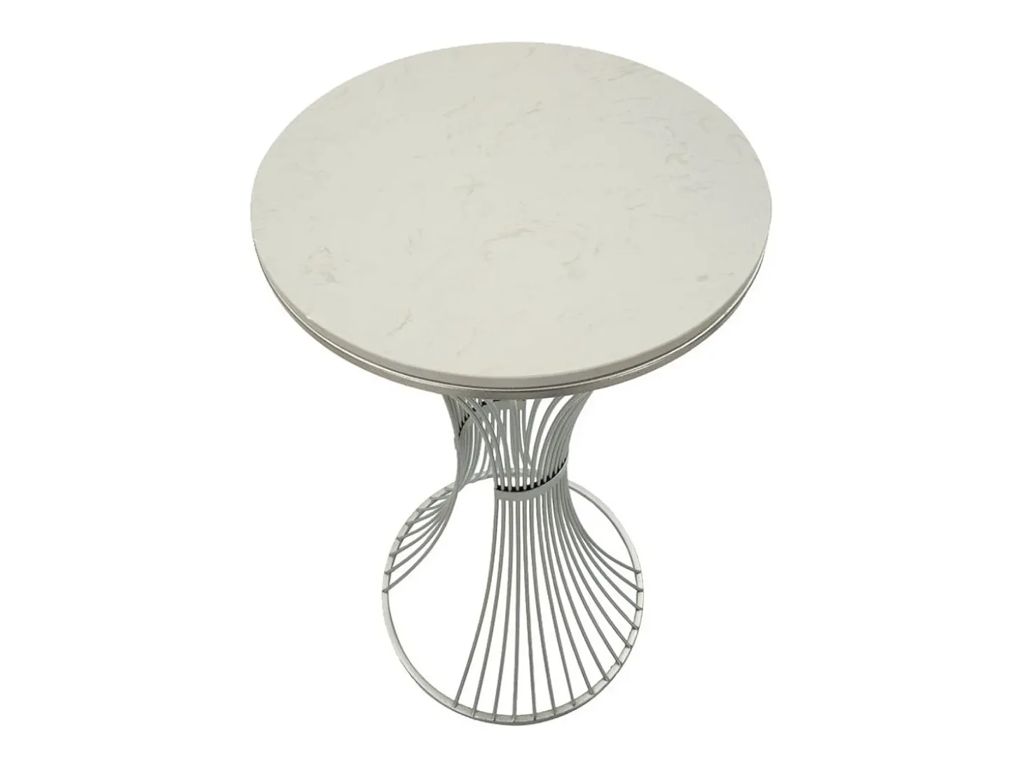 Mesa de Centro VKH581, Plata, 50x50x100 cm, Kendra Home