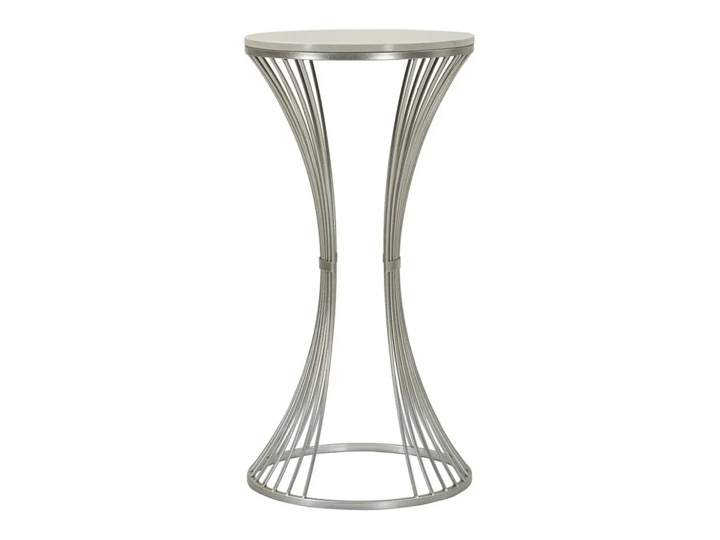 Mesa de Centro VKH582, Plata, 40x40x79 cm, Kendra Home