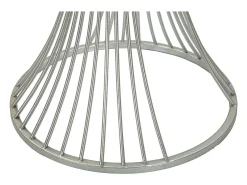 Mesa de Centro VKH582, Plata, 40x40x79 cm, Kendra Home