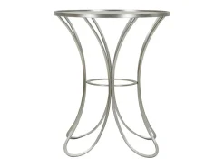 Mesa de Centro VKH564, Plata, 56x56x68 cm, Kendra Home