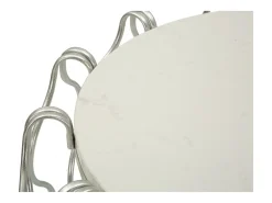 Mesa de Centro VKH530, Plata, 47,5x47,5x61,5 cm, Kendra Home