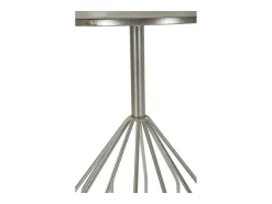 Mesa de Centro VKH532, Plata, 37,5x37,5x58 cm, Kendra Home
