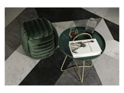 Mesa de Centro VKH525, Verde, 45x45x59 cm, Kendra Home