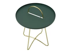 Mesa de Centro VKH525, Verde, 45x45x59 cm, Kendra Home