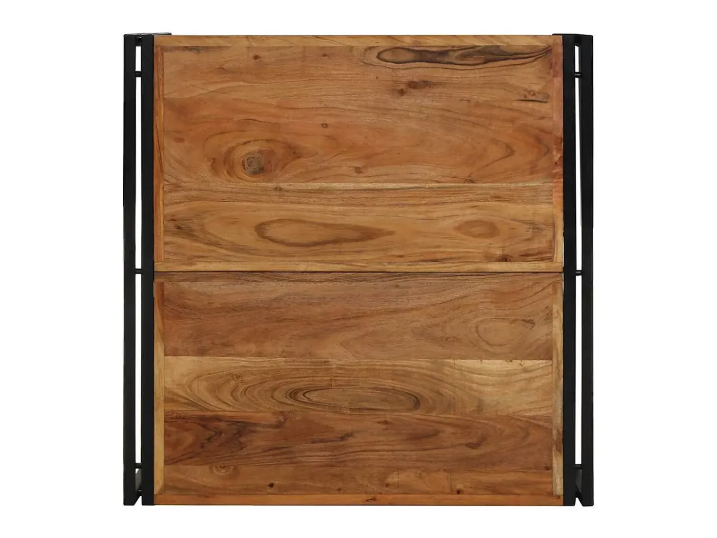 Mesa de centro 80x80x35 cm madera maciza acacia