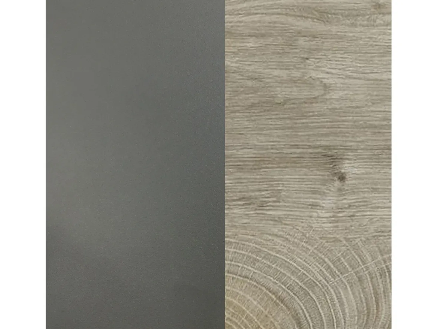 Mesa de escritorio Elan 3 cajones Roble Alaska - Gris Antracita