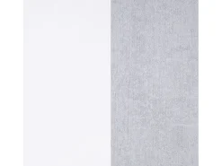Mesa de escritorio extensible Zira Blanco Artik (Blanco Mate) - Gris Cemento