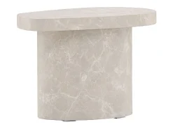 Mesa de esquina Båstad gris claro.