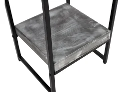 Mesa de flores MCW-K71, gris oscuro, 82cm