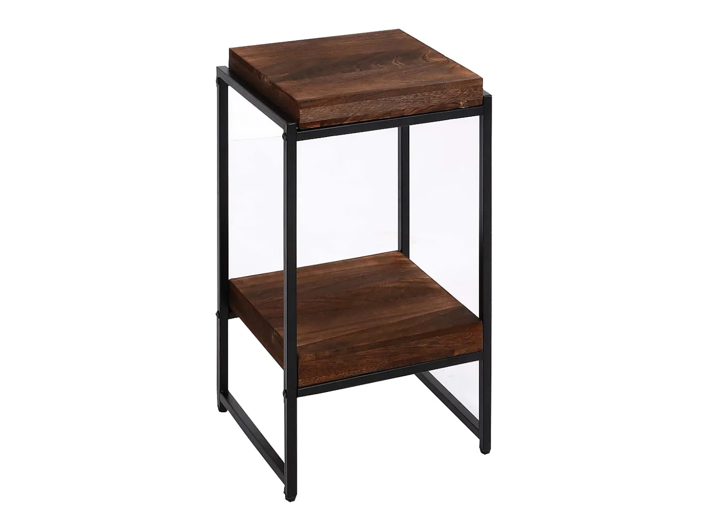 Mesa de flores MCW-K71, marrón oscuro, 61cm