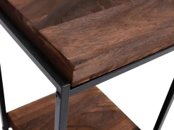 Mesa de flores MCW-K71, marrón oscuro, 82cm