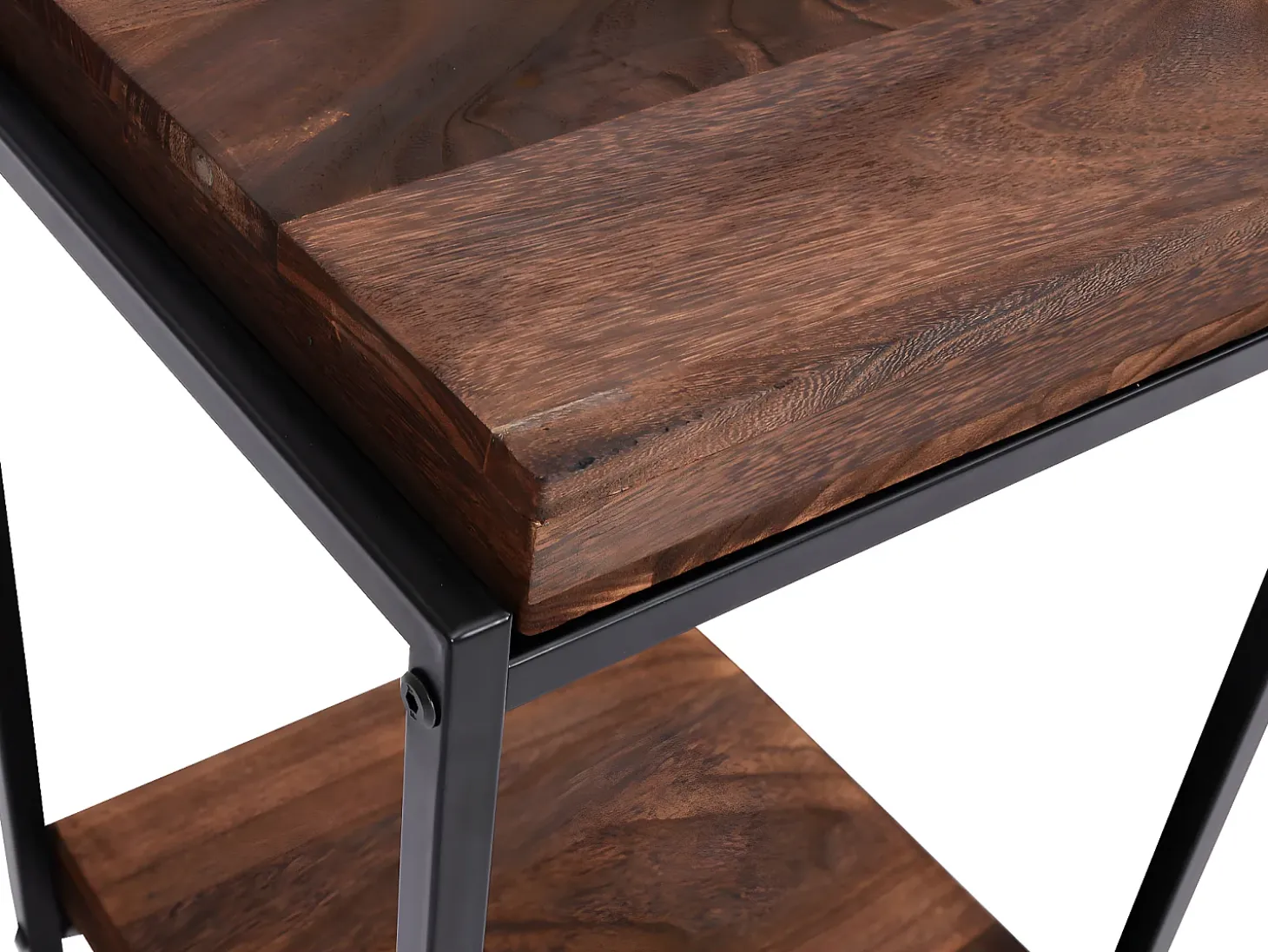 Mesa de flores MCW-K71, marrón oscuro, 82cm