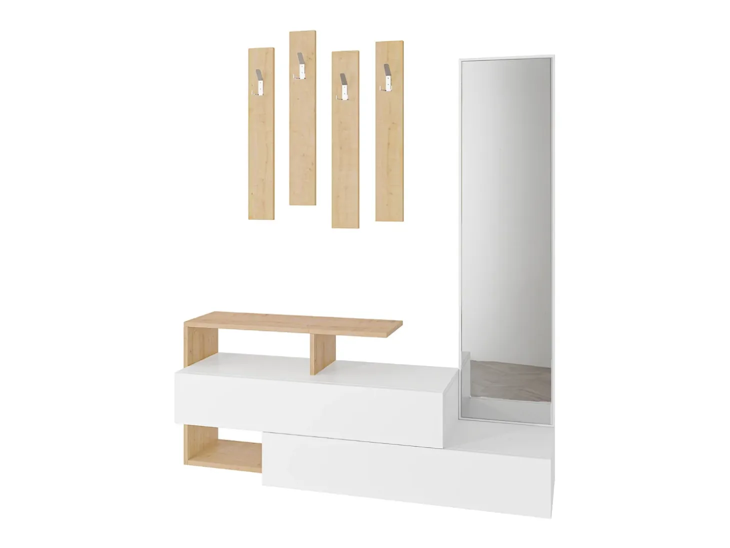Mesa de madera extensible para 6 personas DYNIA