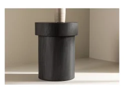Mesa de rincón Malung Ø35cm color negro.