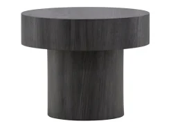Mesa de rincón Malung Ø50cm color negro.