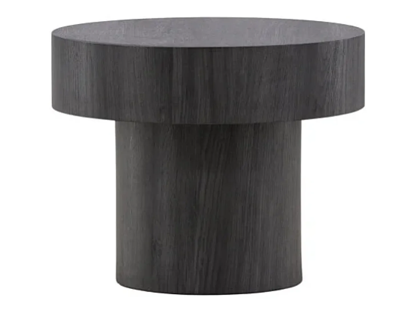 Mesa de rincón Malung Ø50cm color negro.