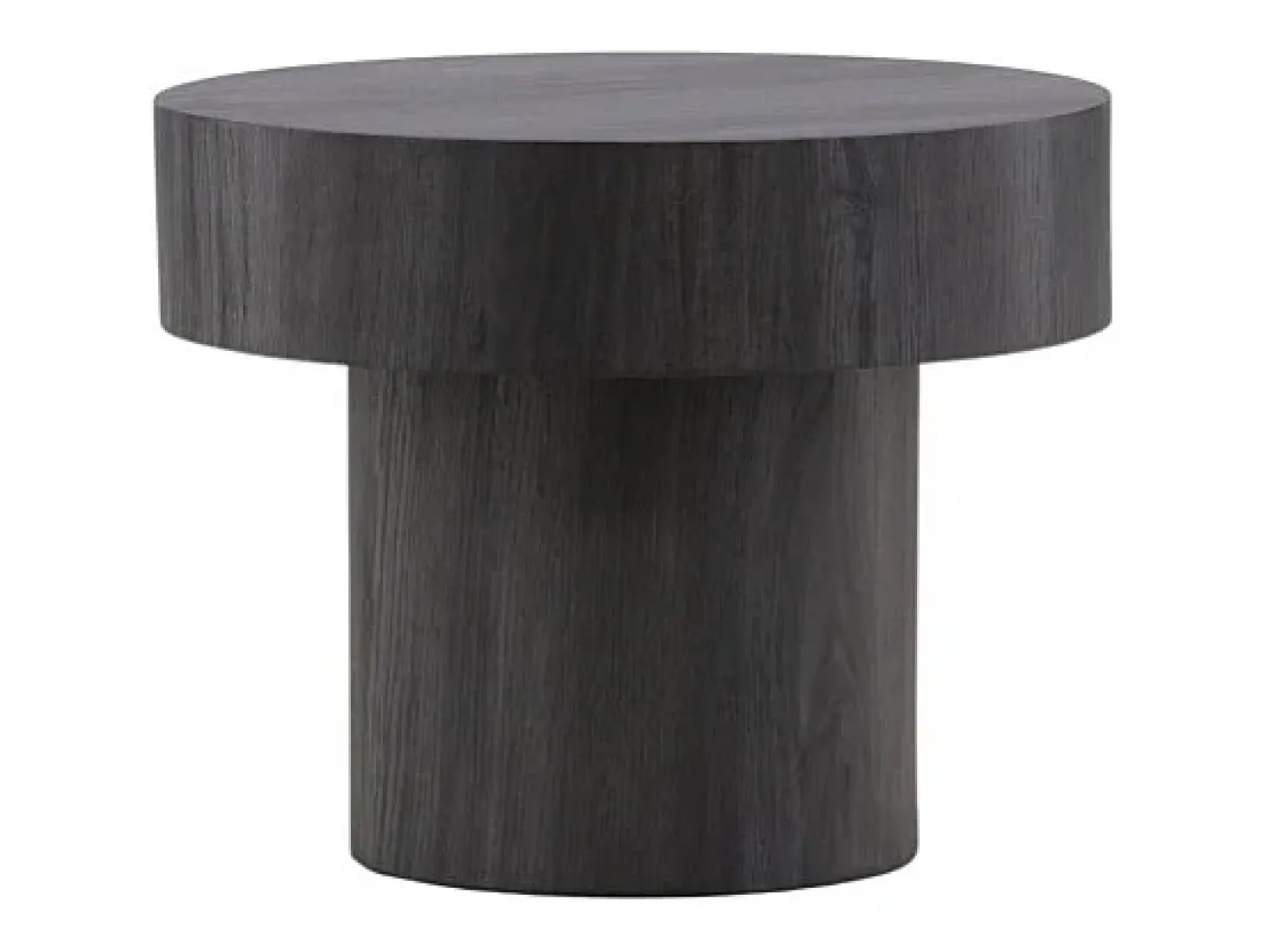 Mesa de rincón Malung Ø50cm color negro.