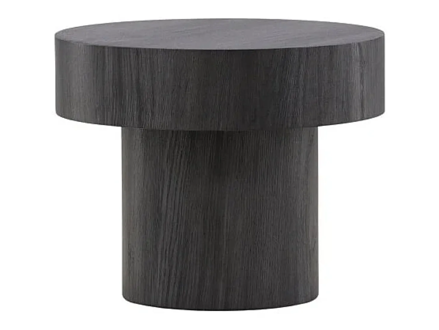 Mesa de rincón Malung Ø50cm color negro.