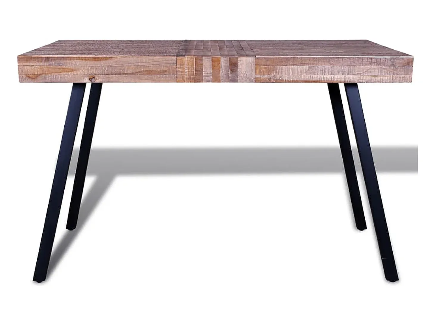 Mesa de salón de madera de teca reciclada