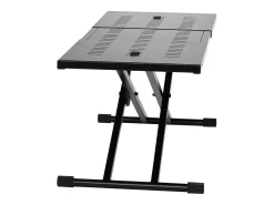 Mesa DJ Portátil SucceBuy, Soporte de Teclado Double-X, Altura Ajustable, Soporte de Mezcla de Audio, (820-1095) x 465 mm