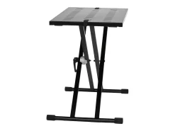Mesa DJ Portátil SucceBuy, Mesa DJ con Soporte Portátil para Portátil, Altura Ajustable, Soporte con Doble Refuerzo en X