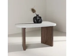 Mesa esquinera Grönvik gris claro.