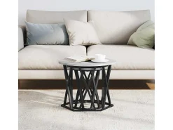Mesa lateral 2 piezas Gris sonoma 50 x 50 x 40 cm
