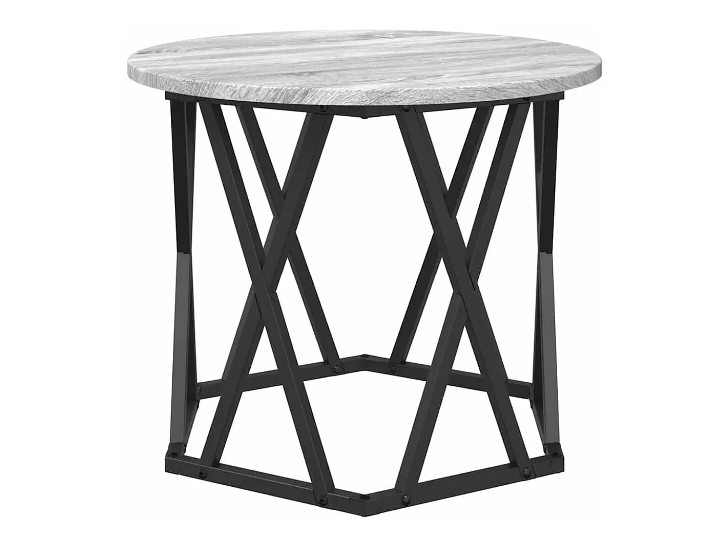 Mesa lateral 2 piezas Gris sonoma 50 x 50 x 40 cm