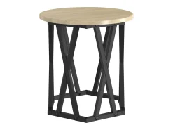 Mesa lateral 2 piezas Roble Sonoma 50 x 50 x 40 cm