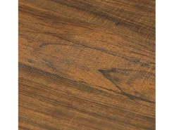 Mesa lateral estrecha, mesa auxiliar de madera pequeña de 4 niveles con marco de metal curvo