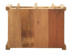 Mesa lateral Marrón 43 x 32 x 46 cm Madera maciza recuperada