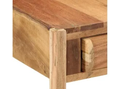 Mesa lateral Marrón 43 x 32 x 46 cm Madera maciza recuperada