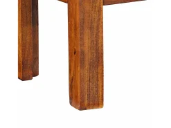 Mesa lateral Marrón 40 x 30 x 36 cm Madera maciza de Acacia
