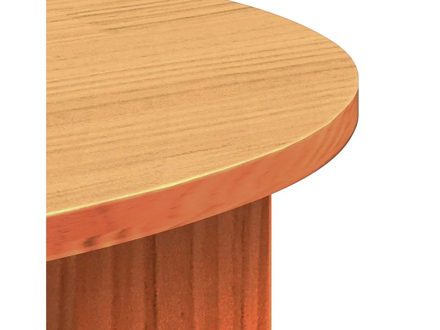 Mesa lateral Marrón cera 50 x 40 x 50 cm Madera maciza de pino