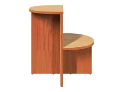 Mesa lateral Marrón cera 50 x 40 x 50 cm Madera maciza de pino