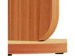Mesa lateral Marrón cera 39.5 x 39.5 x 53.5 cm
