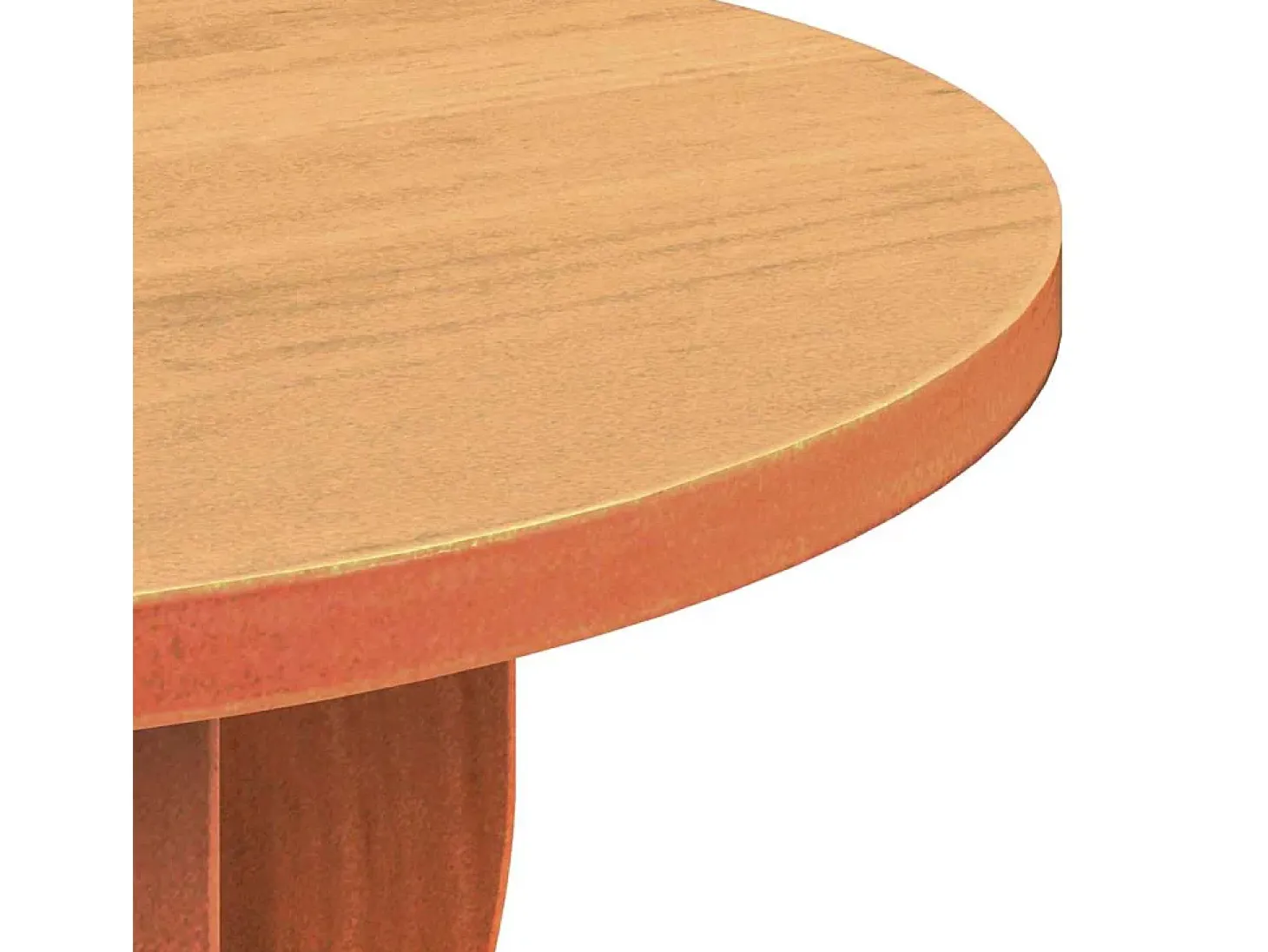 Mesa lateral Marrón cera 39.5 x 39.5 x 53.5 cm