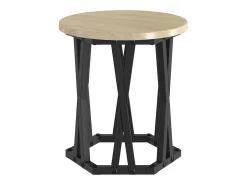 Mesa Lateral Nido 3 piezas Roble Sonoma 53 x 53 x 40 cm