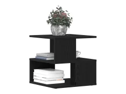 Mesa lateral Roble negro 40 x 40 x 40 cm Madera contrachapada