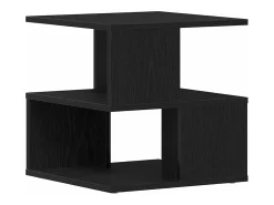 Mesa lateral Roble negro 40 x 40 x 40 cm Madera contrachapada