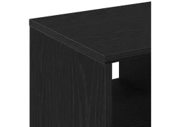 Mesa lateral Roble negro 50 x 30 x 50 cm Madera contrachapada