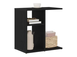 Mesa lateral Roble negro 50 x 30 x 50 cm Madera contrachapada