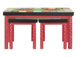 Mesa Nido Marrón 38 x 38 x 41.5 cm Madera maciza de Mango