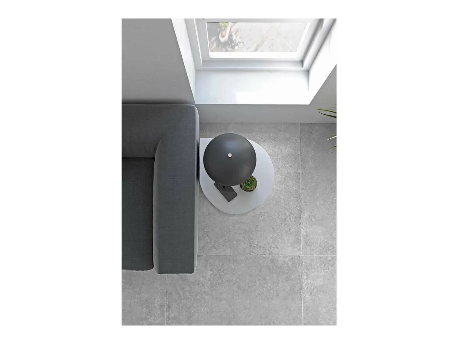 Mesa velador 540 para salón acabado blanco, 62cm(alto) 46cm(ancho) 55cm(largo)