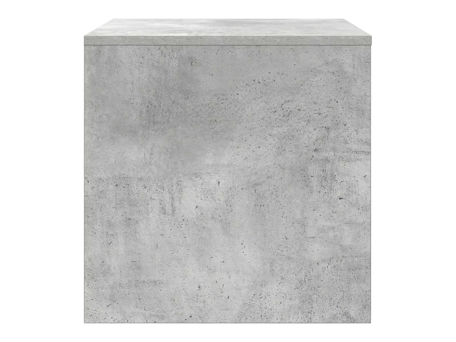 Mesas apilables 3 piezas madera contrachapada gris hormigón