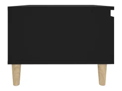 Mesas auxiliares 2 unidades madera contrachapada negro 50x46x35 cm