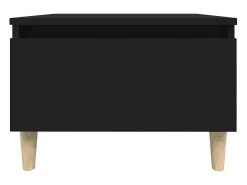 Mesas auxiliares 2 unidades madera contrachapada negro 50x46x35 cm
