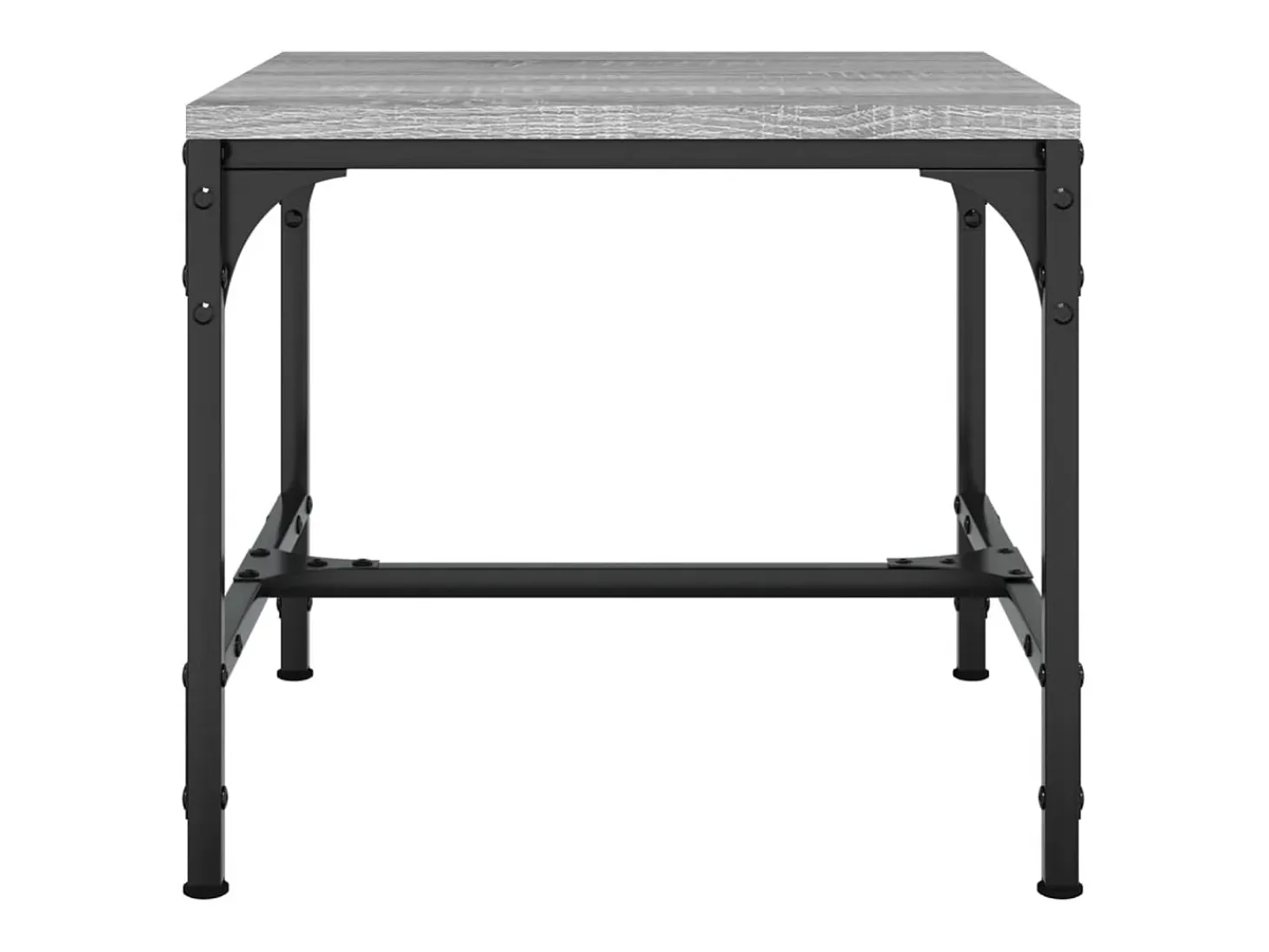 Mesas auxiliares 2 unidades contrachapada gris Sonoma 40x40x35 cm